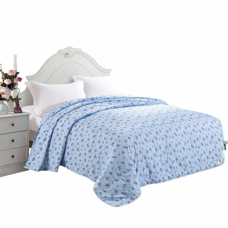 富安娜圣之花家纺浅浅之恋夏凉被夏季薄被可水洗透气夏被空调被详情图5