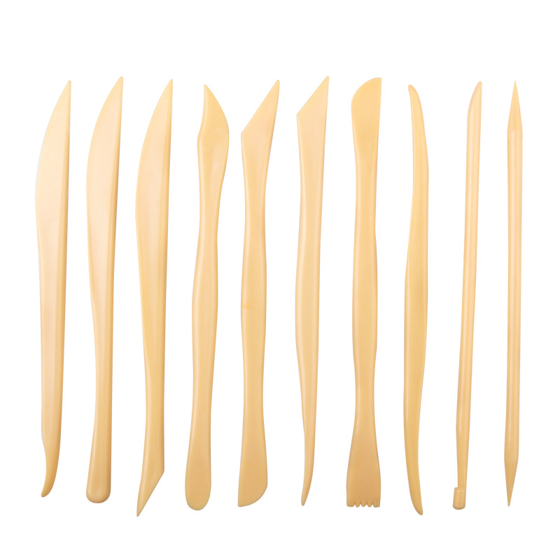 欣博文abs塑料陶泥软陶工具 陶艺工具10件套 diy雕塑造型工具详情图2