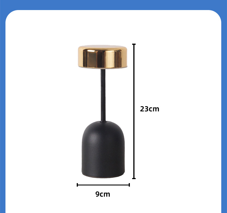 跨境灯遥控氛围小夜灯阅读led充电护眼台灯usb金属台灯酒吧桌面 详情图4