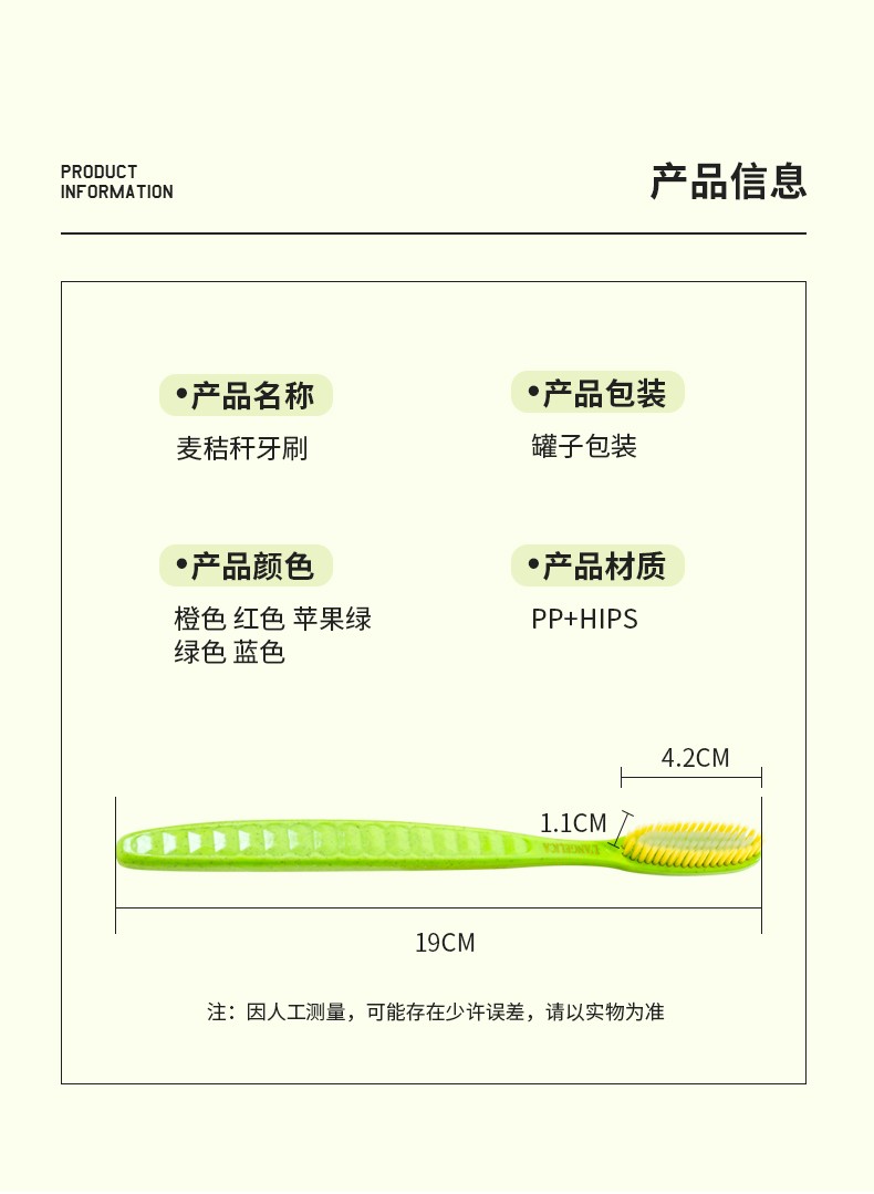 【包邮】langelica软毛牙刷高端男女生家用正品牙刷四支装大头超细中毛超软详情图10