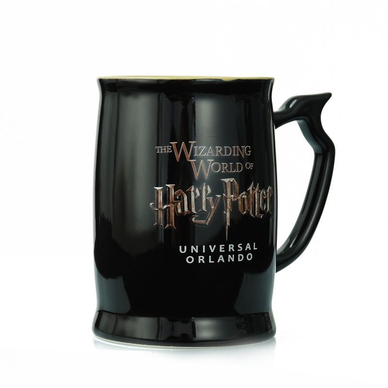 魔法地图黑杯 地图图案马克杯 创意礼物地图陶瓷杯咖啡杯创意杯日用百货详情图3