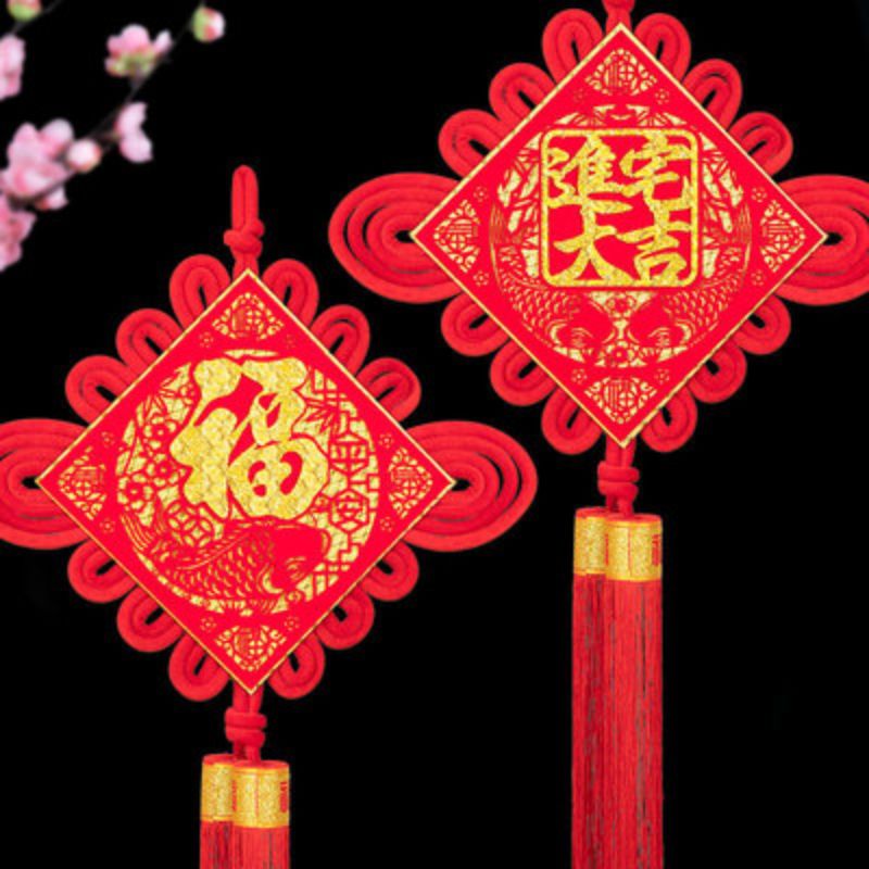 国潮中国结大号定制 福字中国结批发春节新年喜庆挂饰 中国结挂件详情图1