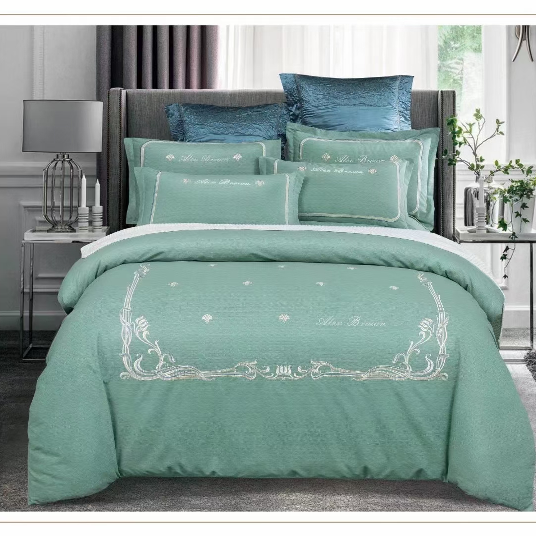 02支长绒棉四件套多件套纯棉四件套全棉被子被套春秋被礼品被婴儿双层纱套件天然乳胶床垫乳胶枕芯立体水洗棉冬被详情图3