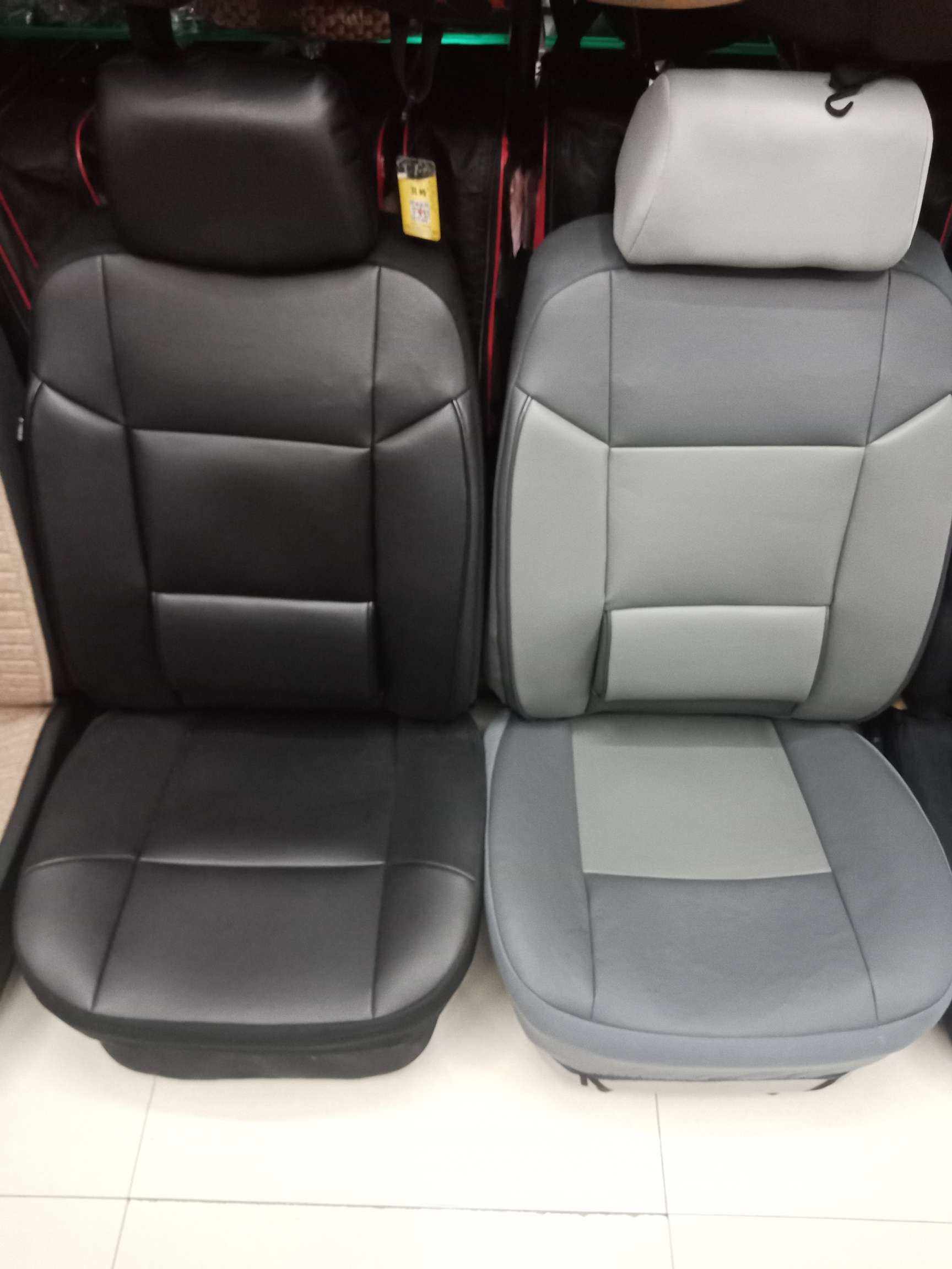 外贸原单爆款汽车座套黑米灰三色可选详情图1