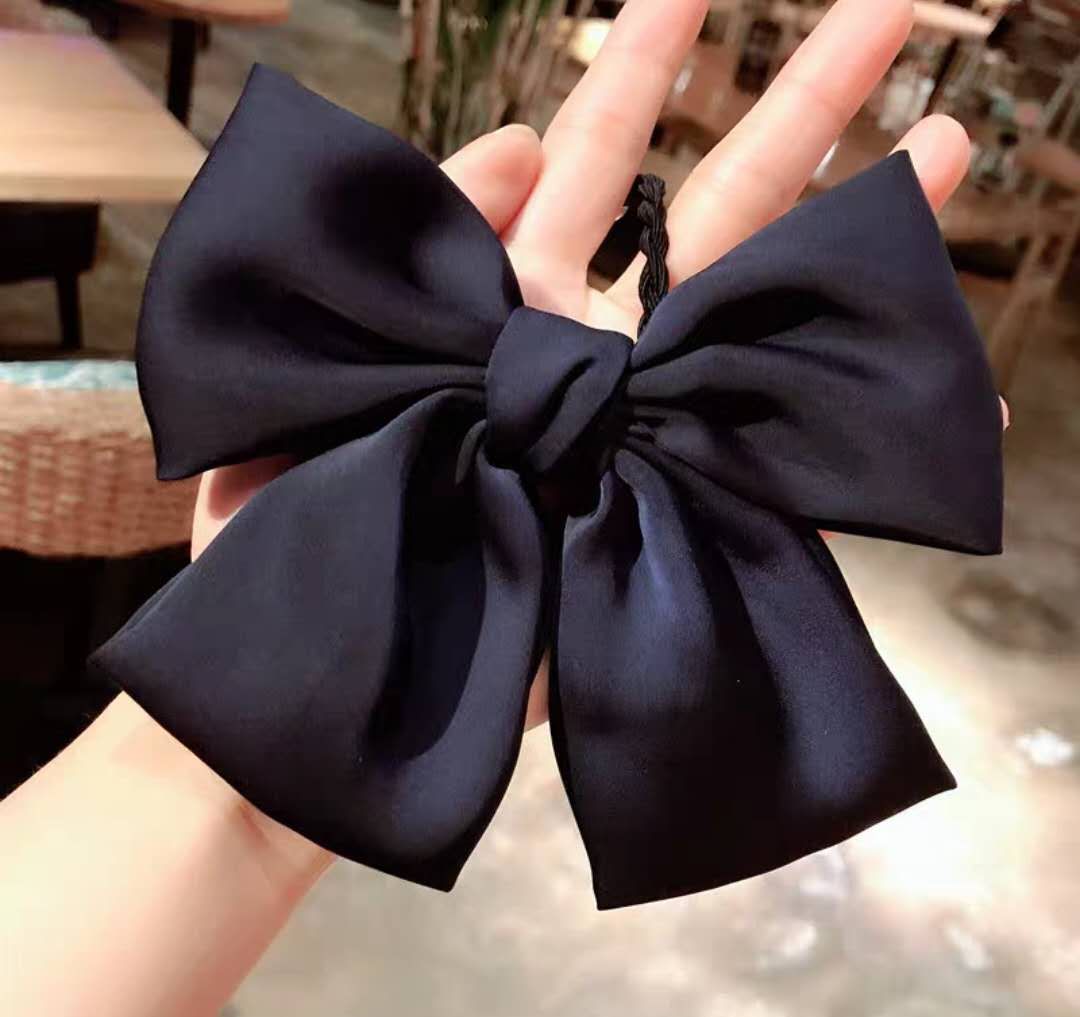 大蝴蝶发夹后脑勺lolita发饰弹簧夹横夹发绳网红顶夹发卡头花头饰蝴蝶结皮筋详情图5