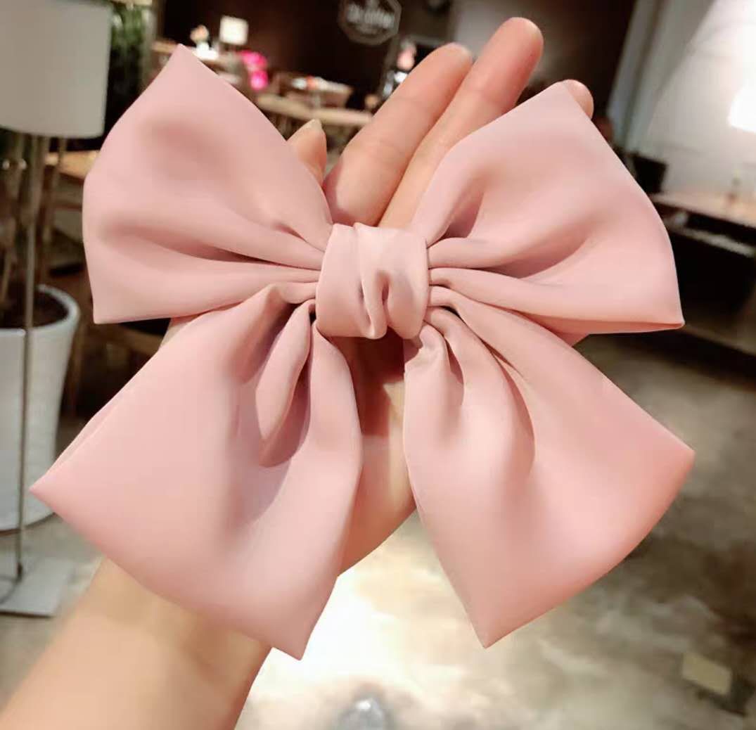 大蝴蝶发夹后脑勺lolita发饰弹簧夹横夹发绳网红顶夹发卡头花头饰蝴蝶结皮筋详情图4