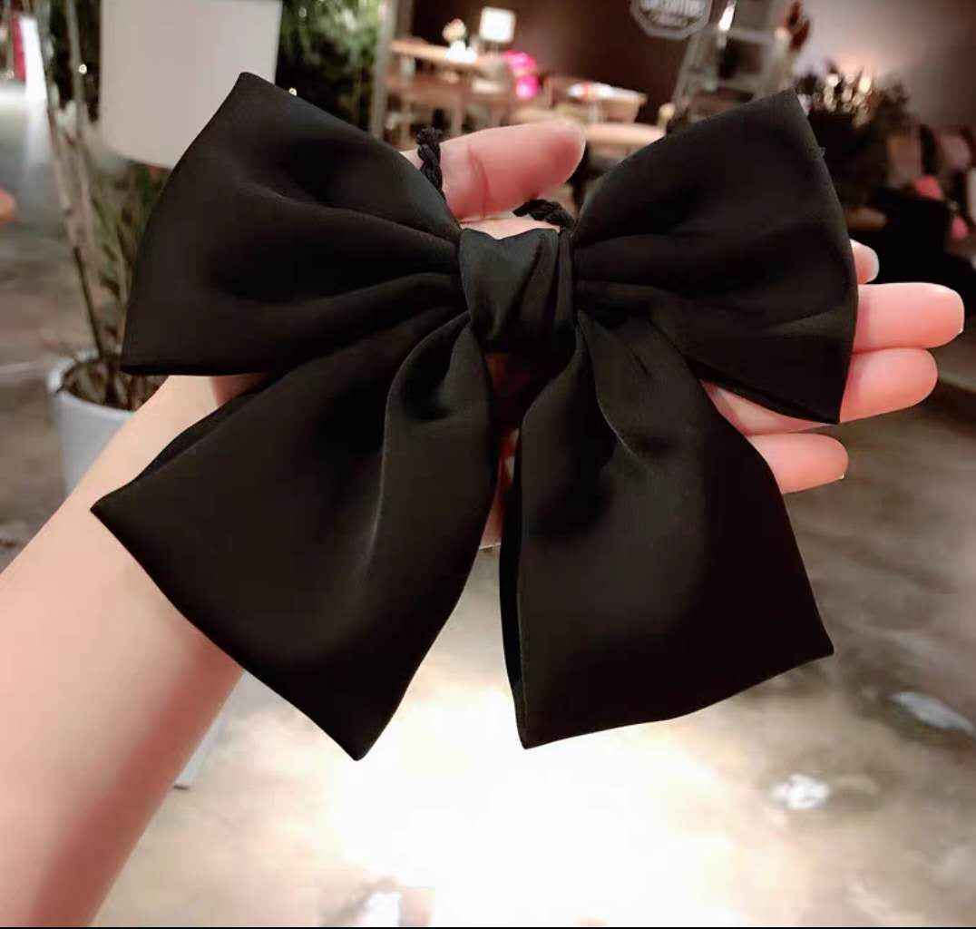 大蝴蝶发夹后脑勺lolita发饰弹簧夹横夹发绳网红顶夹发卡头花头饰蝴蝶结皮筋详情图3