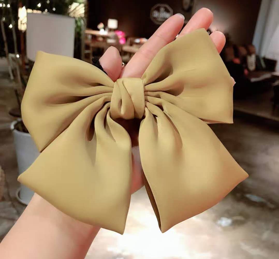 大蝴蝶发夹后脑勺lolita发饰弹簧夹横夹发绳网红顶夹发卡头花头饰蝴蝶结皮筋详情图7