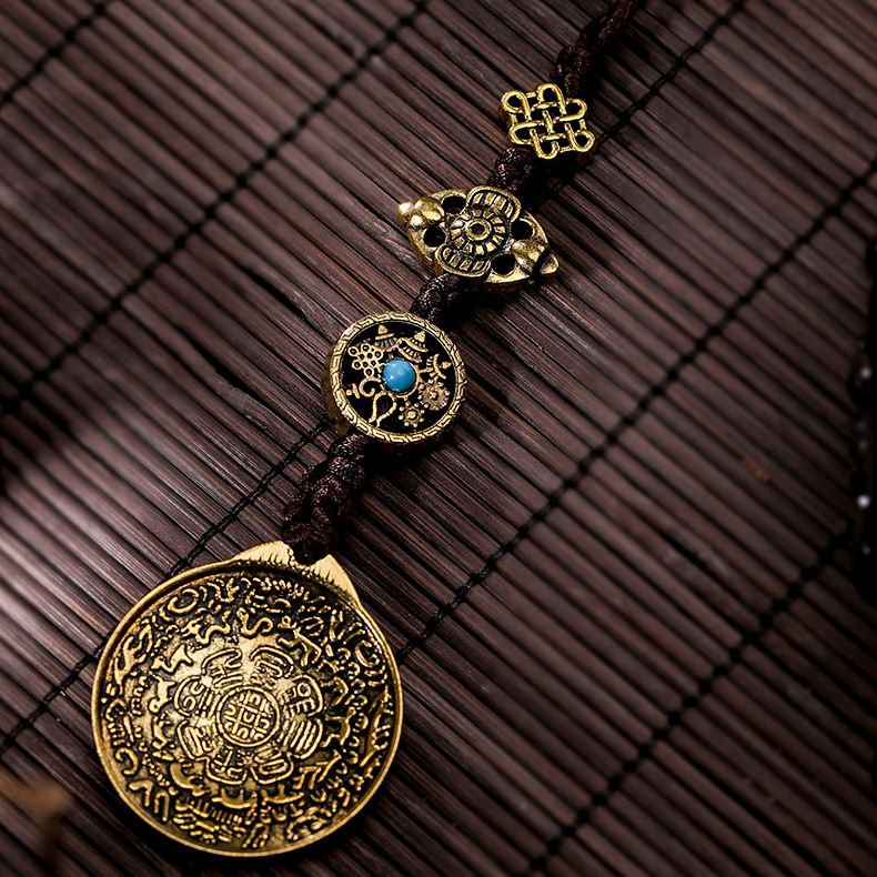 民族风饰品配件挂件 汽车内饰车挂 宗教法器腰牌 跨境货源批发详情图2