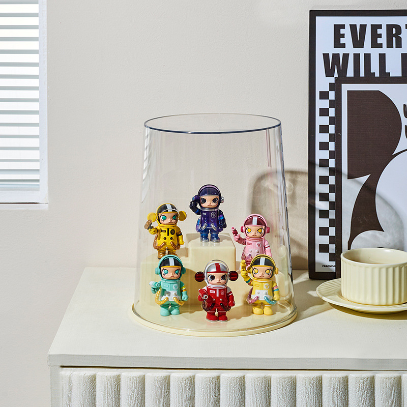 y125-8039盲盒收纳展示架展示盒公仔玩偶小摆件亚克力透明防尘柜详情图3