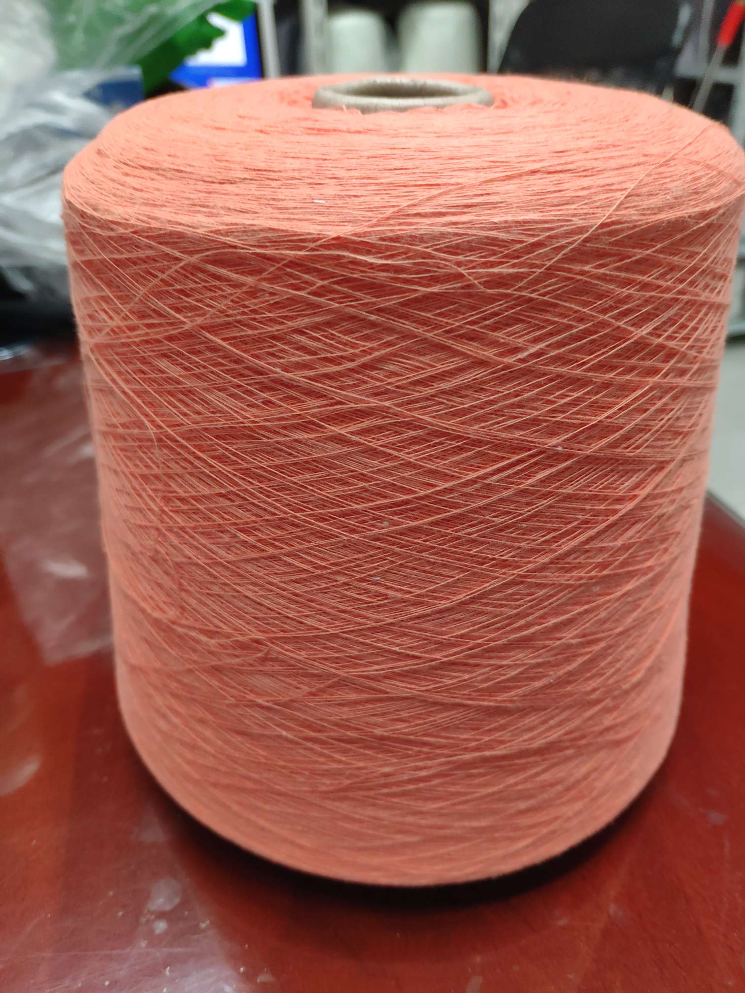 富邦纺织全棉仿 纱线纯棉有色棉纱高品质21支 32支 双股 详情图1