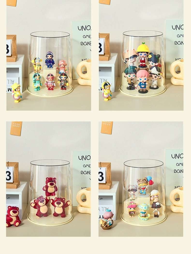 y125-8039盲盒收纳展示架展示盒公仔玩偶小摆件亚克力透明防尘柜详情图7