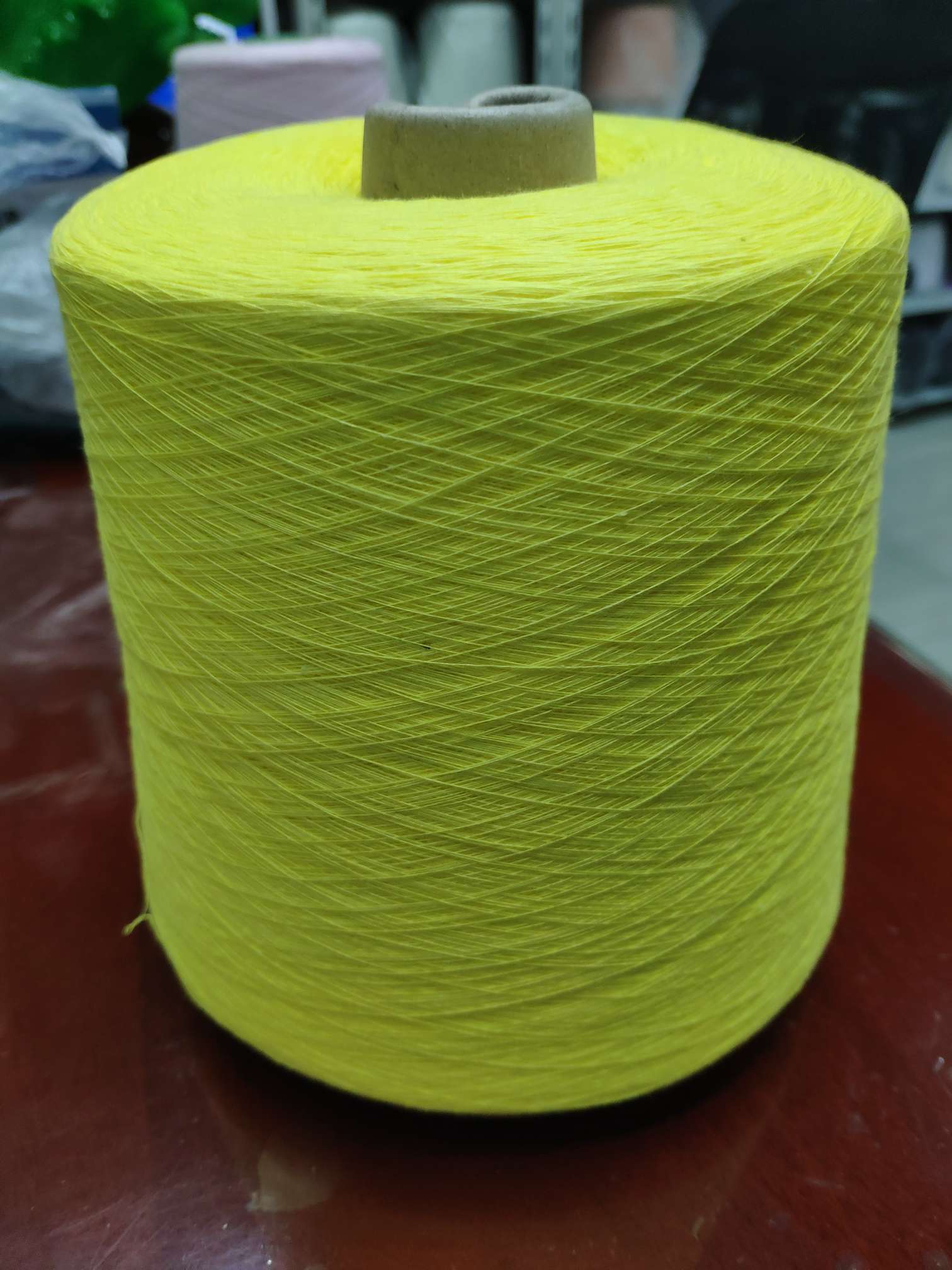 富邦纺织全棉仿纱线纯棉有色棉纱高品质  32支 双股 详情图1