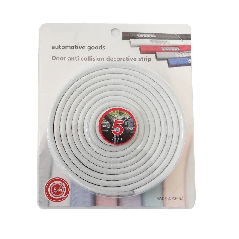门防撞条pvcu型装饰胶条骨架包边条密封条汽车防撞条装饰条详情图3