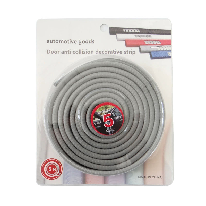 门防撞条pvcu型装饰胶条骨架包边条密封条汽车防撞条装饰条详情图1