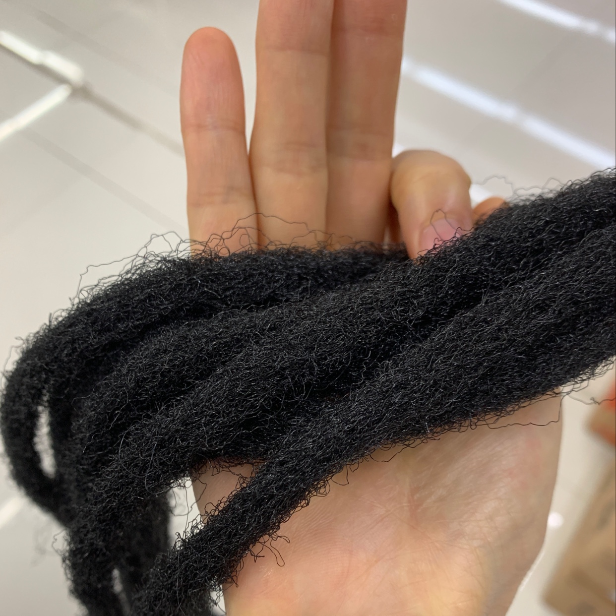 dirty braid 脏辫 brazilian wool hair 巴西丙纶丝 一米一根4克详情图4
