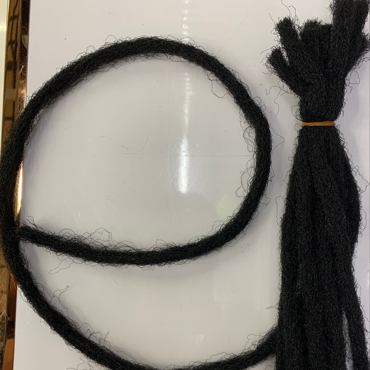 dirty braid 脏辫 brazilian wool hair 巴西丙纶丝 一米一根4克详情图3