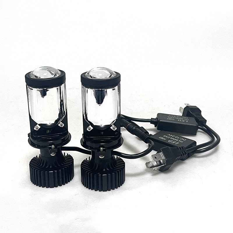 厂家直供新款y6d透镜汽车摩托车通用led大灯 鱼眼双光左右批发详情图3