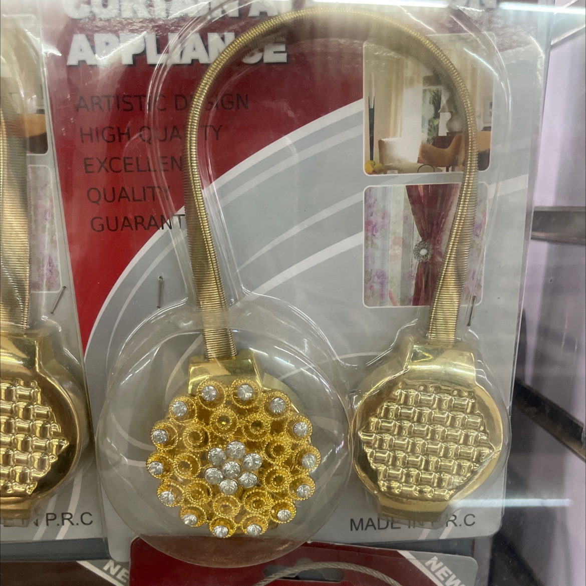 窗帘绑带，磁扣，金属磁吸绑带详情图1