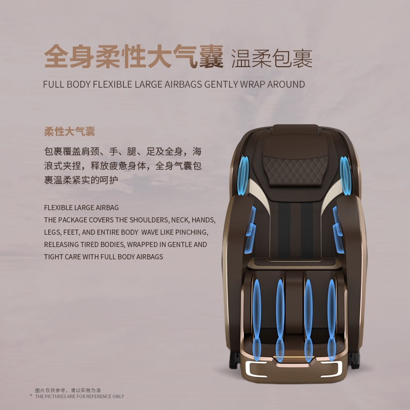 洲琦新款电动轻奢按摩椅家用全身全自动多功能豪华太空舱智能器1900详情3