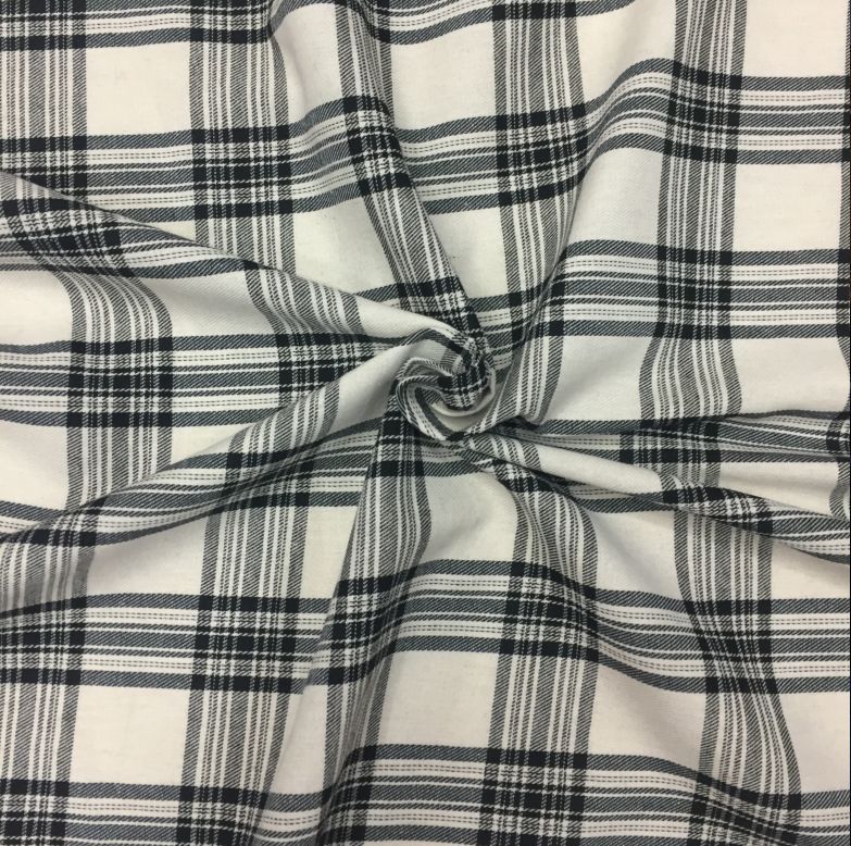 苏格兰英伦学院风服装衬衫格子布料红黄拼色裤子磨毛斜纹diy面料详情3