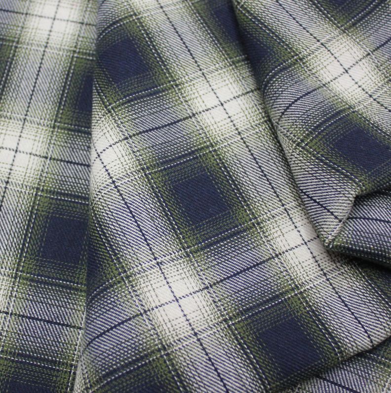 厂家直销风服装格子布料磨毛斜纹涤棉衬衫面料cos动漫diy布详情5