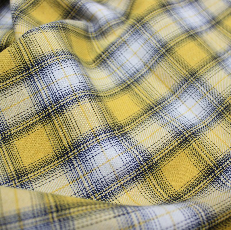 厂家直销风服装格子布料磨毛斜纹涤棉衬衫面料cos动漫diy布详情3