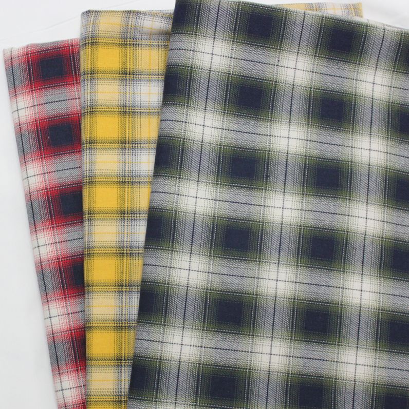 厂家直销风服装格子布料磨毛斜纹涤棉衬衫面料cos动漫diy布详情1