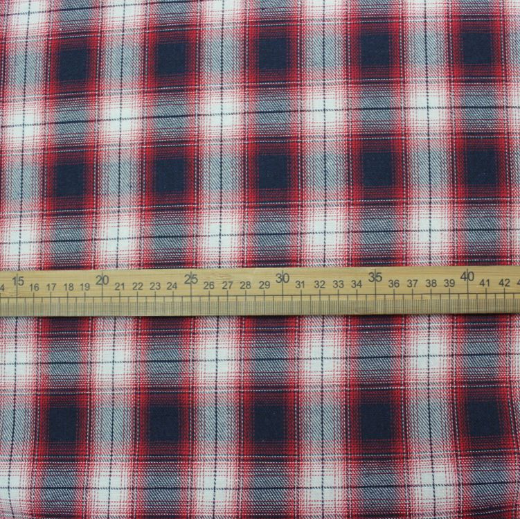 厂家直销风服装格子布料磨毛斜纹涤棉衬衫面料cos动漫diy布详情6