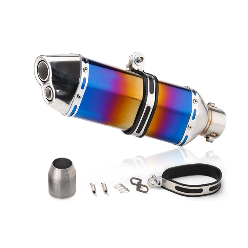 通用摩托车排气管消音器尾筒尾喉仿天蝎大小六角两用全耐高温 适用大部分车型详情图4