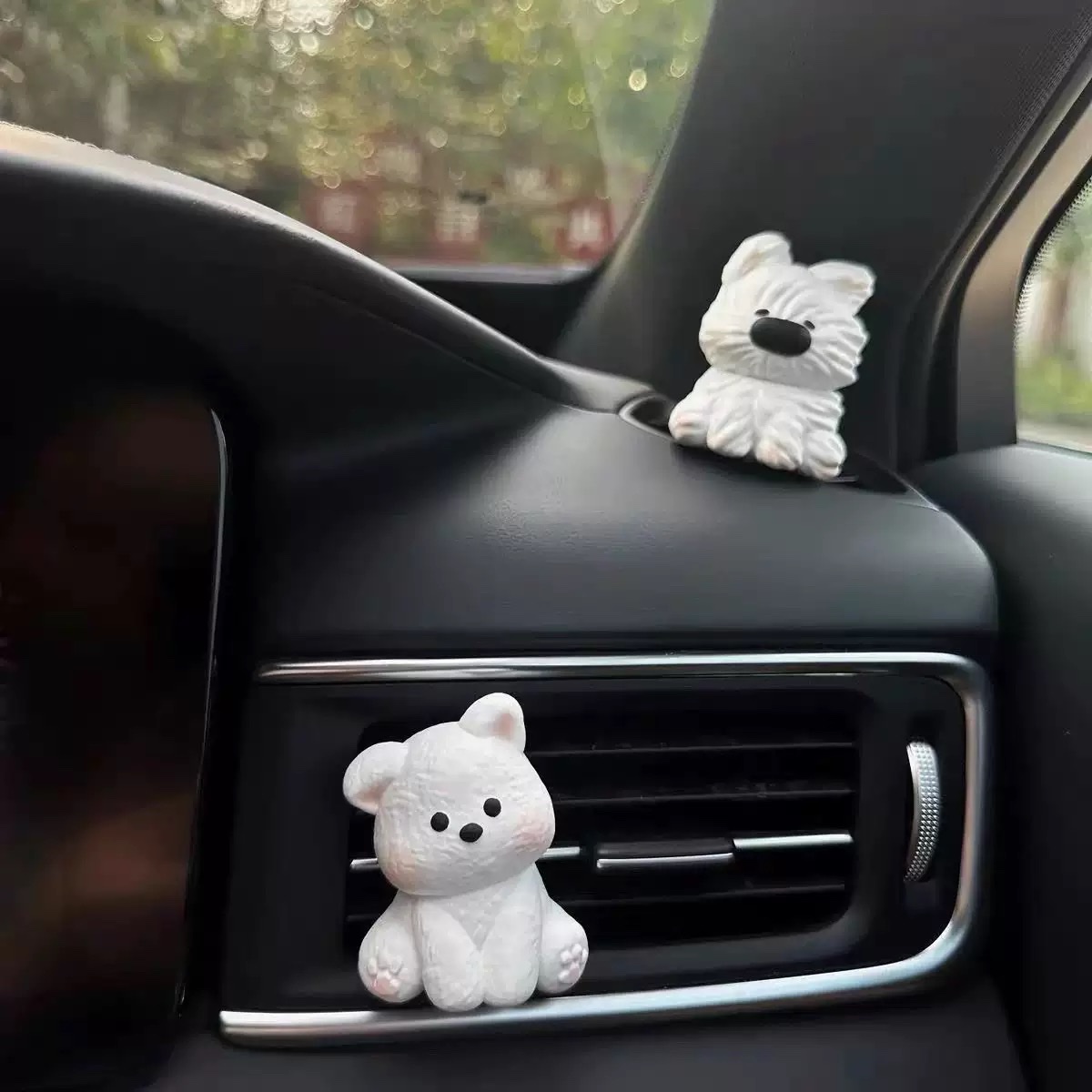 车载香薰香水可爱小狗汽车内饰挂件摆件装饰用品空调出风口扩香石详情图4