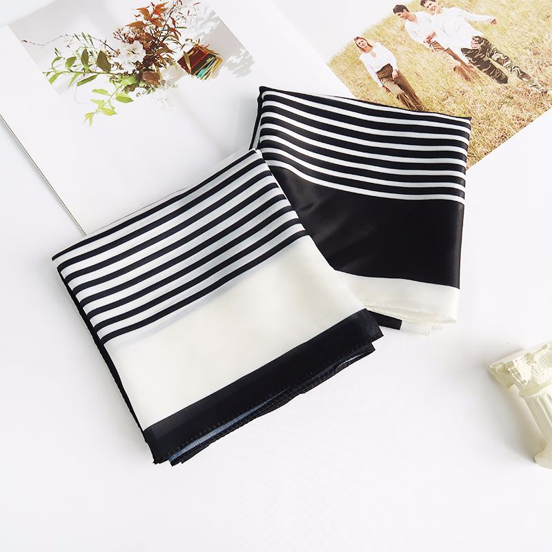 一件代发柳岸围巾新丝缎58小方巾厂家直销详情7