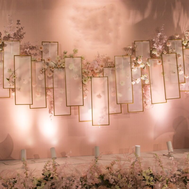 新款爱河背景婚庆道具婚庆用品空中挂件吊顶吊饰水晶酒店1详情图1