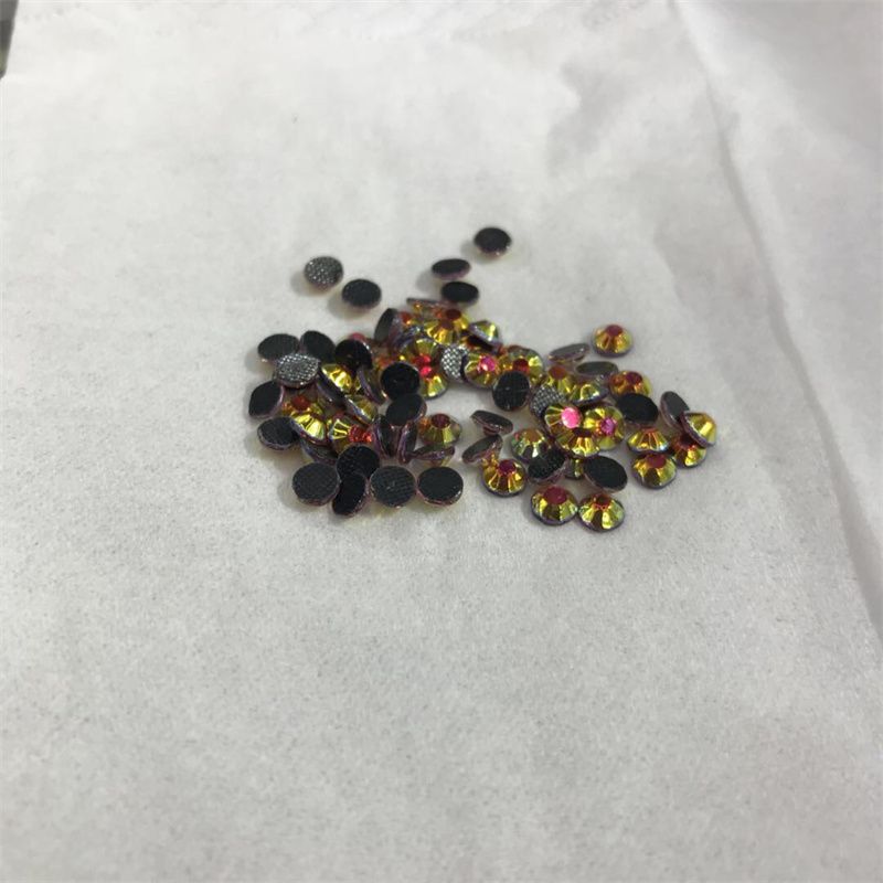 美甲钻烫钻ss10金红色玻璃烫钻服装辅料装饰钻详情图3