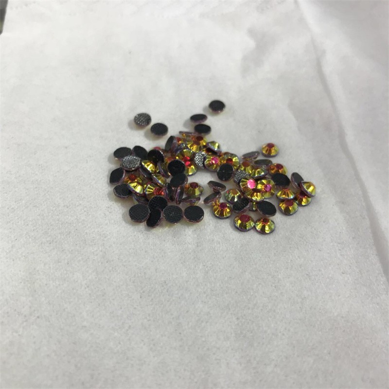 美甲钻烫钻ss10金红色玻璃烫钻服装辅料装饰钻详情图3