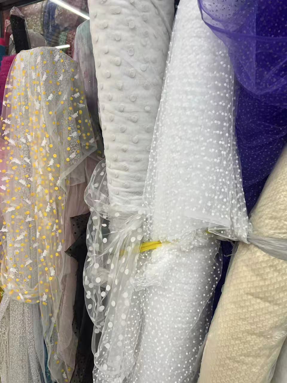 厂 家直销小梅花现货烫金面料详情图1