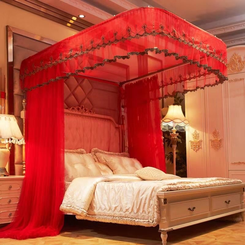 厂家直销导轨专用蚊帐 床型适用全覆盖式防蚊网蚊帐热销中详情图1