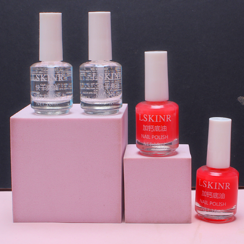 指甲油加钙底油透明亮油护理营养液保护提亮指甲套装营养油护甲油详情图2