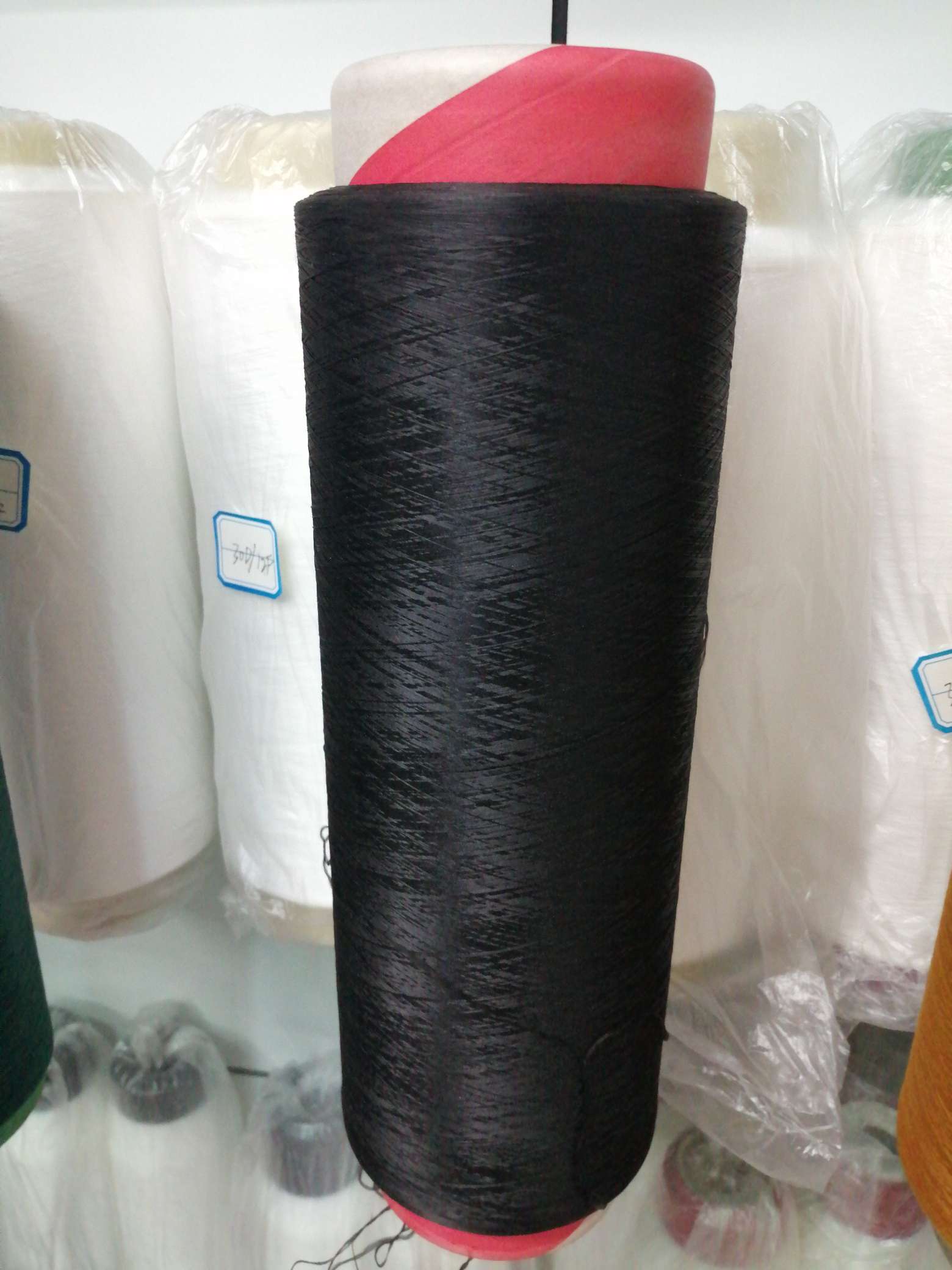 豫隆 化纤 原材料 纱线  黑详情图1