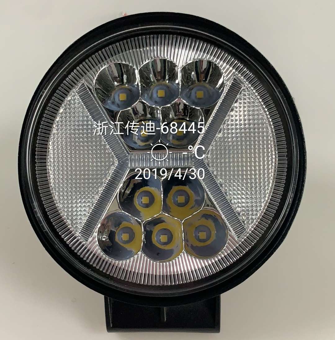 汽车led圆形工作灯4英寸117w圆形led越野车灯详情图1