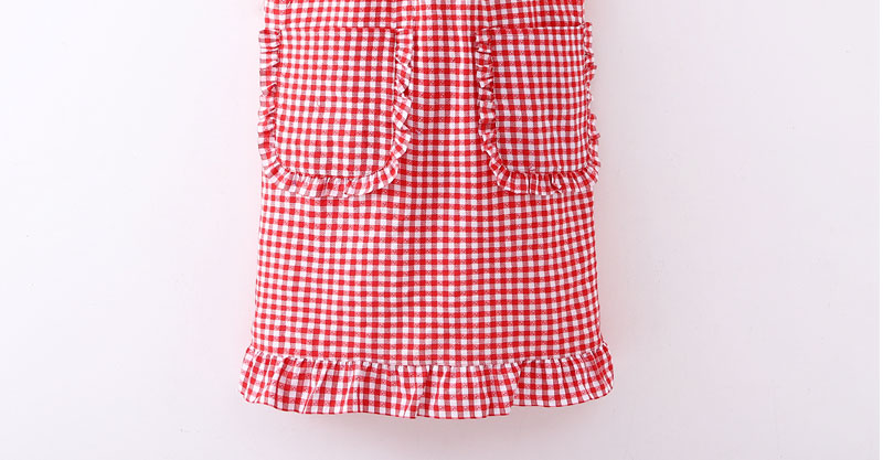 韩版背带式围裙厨房家用可爱双肩围腰柔软耐磨洋气上班防污工作服详情12