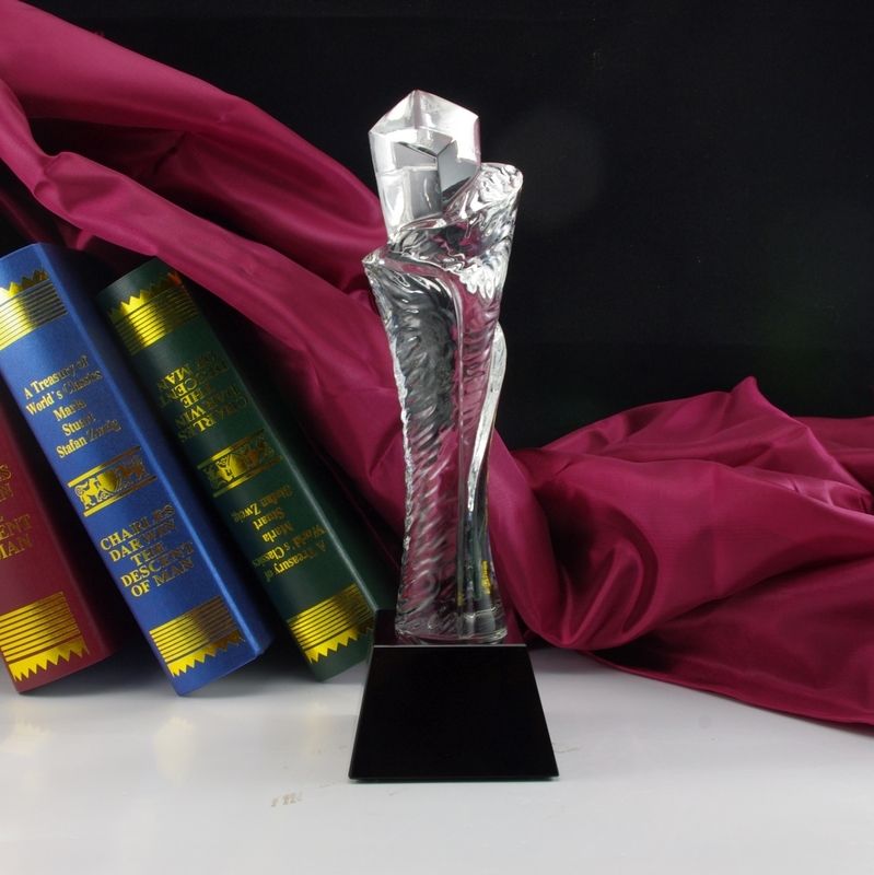 水晶玻璃新款水晶奖杯摆饰 k9工艺奖杯详情图1