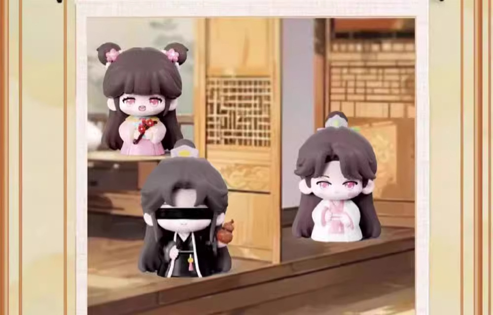 正版麦乐微笔 dm笔记古风系列盲盒 第二弹可爱动漫周边设计公仔桌面手办摆件礼物详情17