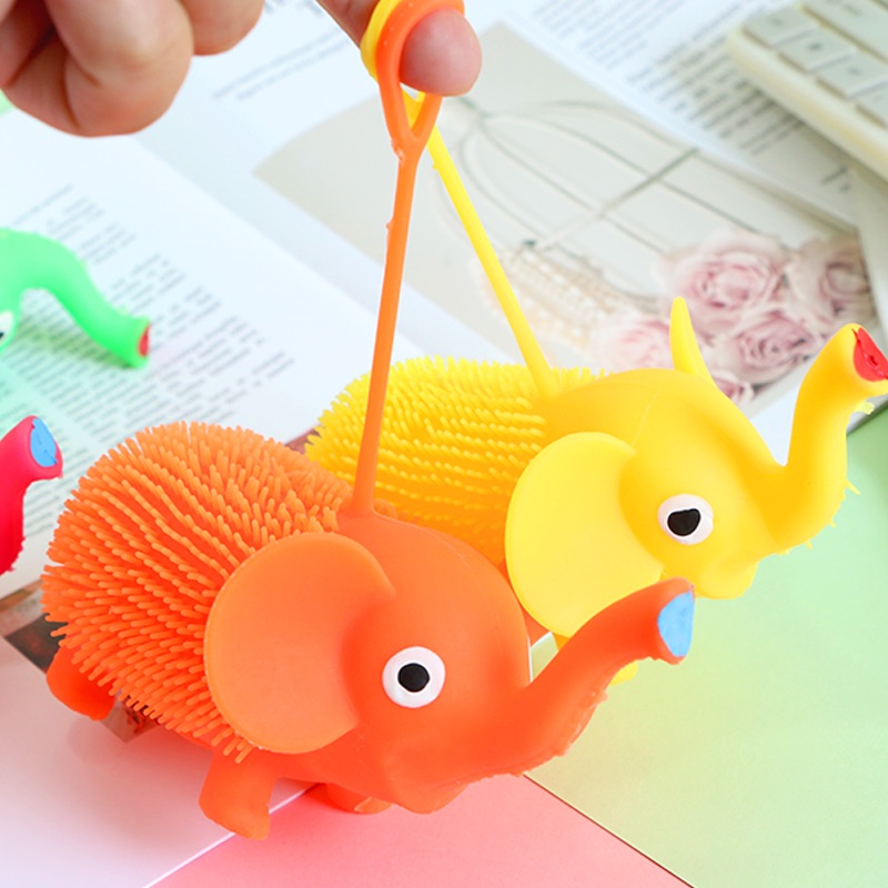 闪光大象 地摊球 网红小象 闪光玩具 地摊热销产品详情图1