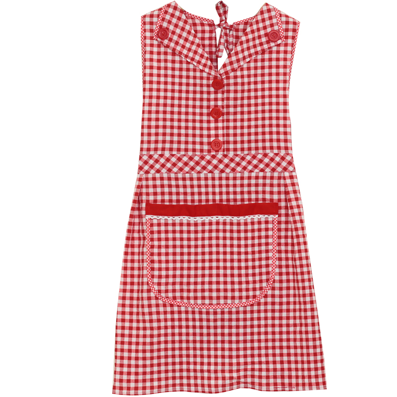 翻领围裙女家用裙子式厨房做饭可爱日系纯棉布韩版时尚坎肩工作服详情图5