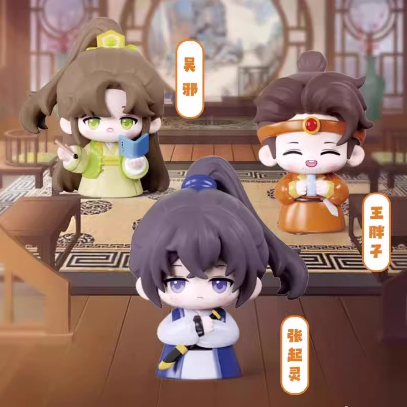 正版麦乐微笔 dm笔记古风系列盲盒 第二弹可爱动漫周边设计公仔桌面手办摆件礼物详情图2