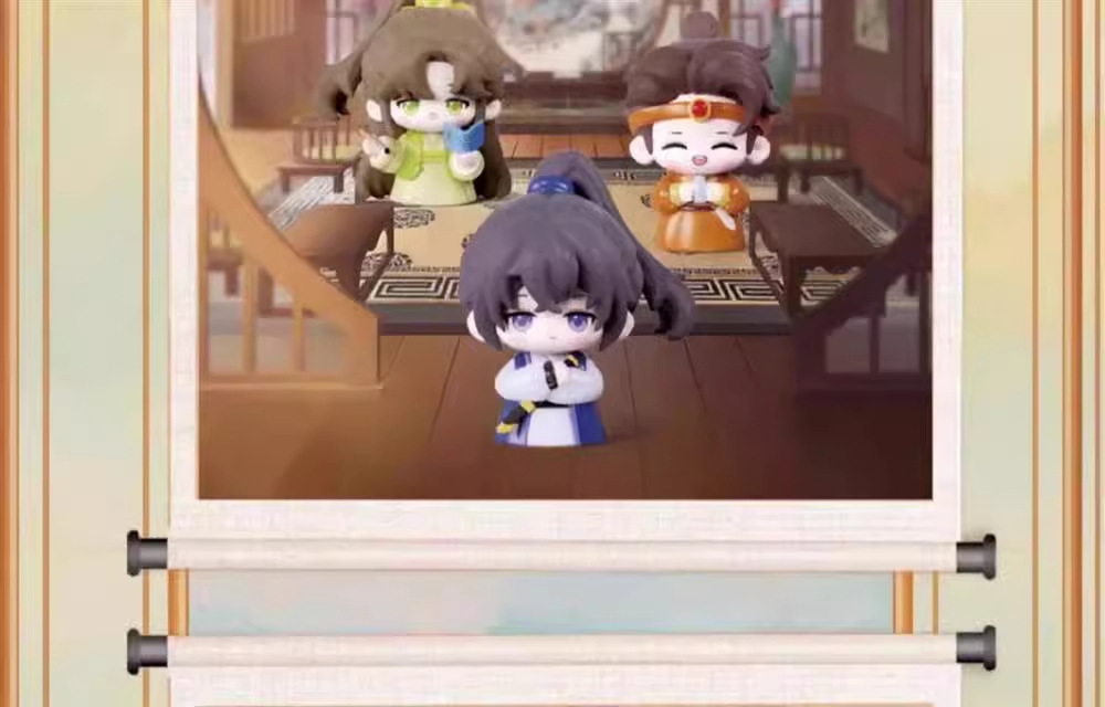 正版麦乐微笔 dm笔记古风系列盲盒 第二弹可爱动漫周边设计公仔桌面手办摆件礼物详情12