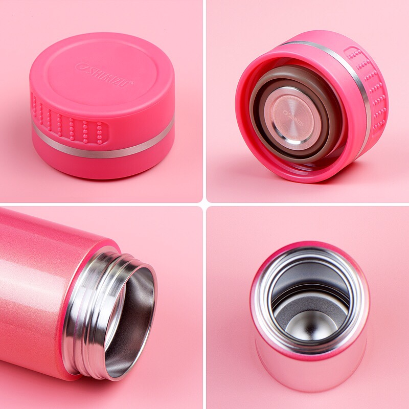 上海清水sm-6771-048 480ml 304男女士士泡茶杯小新学生便携直身杯保温杯详情图2