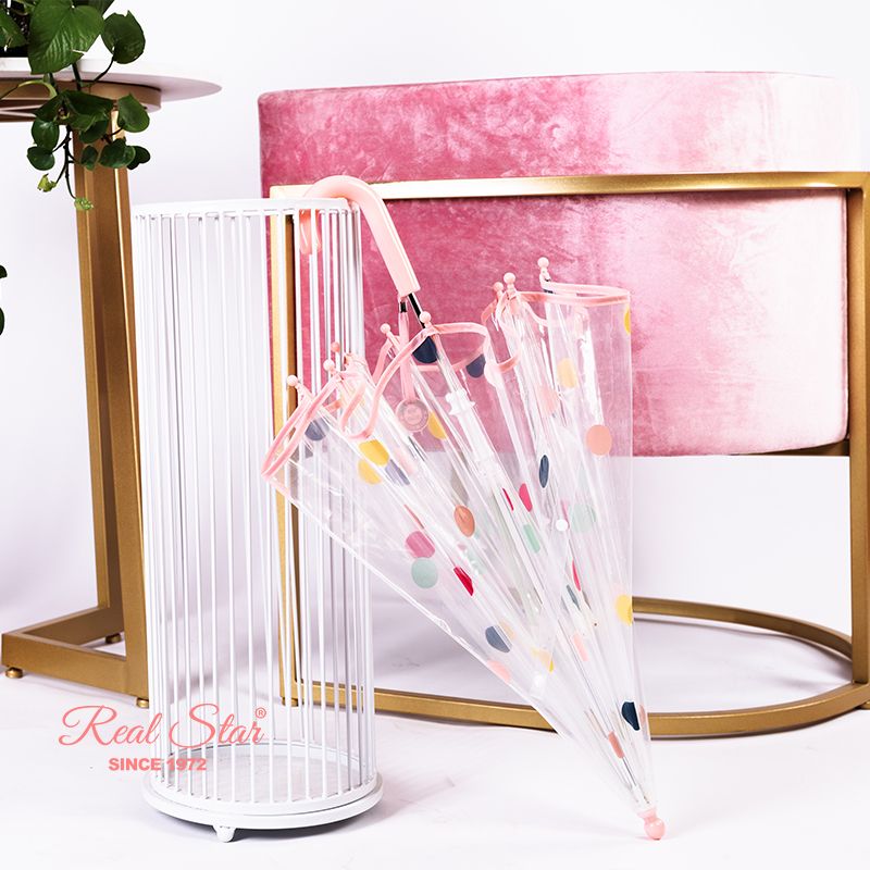 rst066圆点雨伞小可爱儿童伞男童女伞阿波罗拱形雨伞批发详情图5