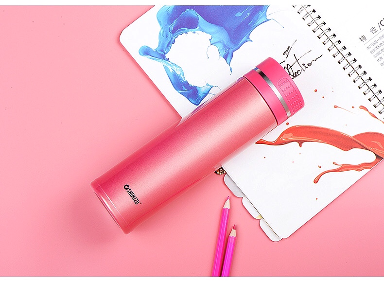 上海清水sm-6771-048 480ml 304男女士士泡茶杯小新学生便携直身杯保温杯详情图7